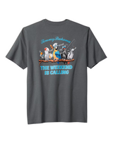 Tommy Bahama Mens The Weekend Is Calling Graphic Short Sleeve T-Shirt