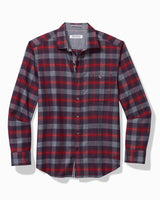 Tommy Bahama Mens Canyon Beach Cozy Check Long Sleeve Woven Shirt