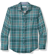 Tommy Bahama Mens Double Duty Check Long Sleeve Woven Shirt