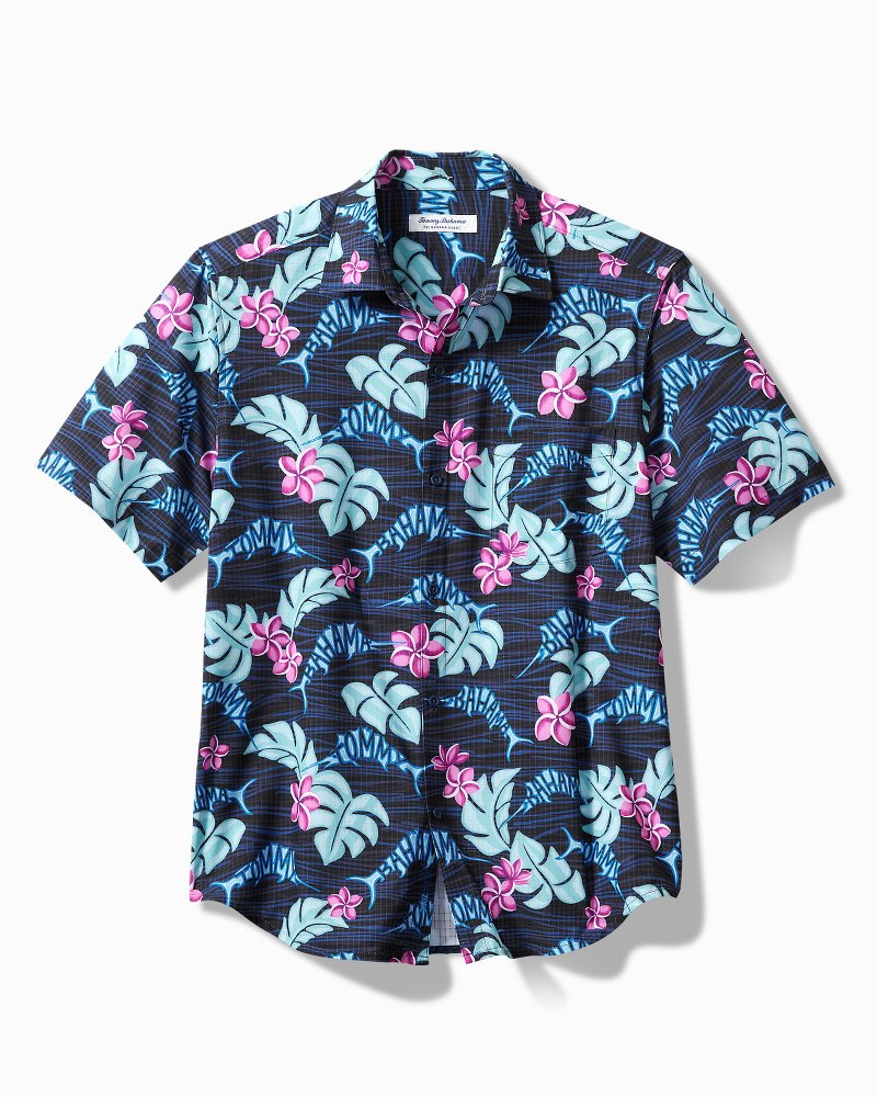 Tommy Bahama Mens Bahama Coast The Marlin Life Short Sleeve Button Down Shirt