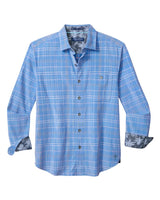 Tommy Bahama Mens Coastline Cord Stretch Brisa Check Long Sleeve Shirt