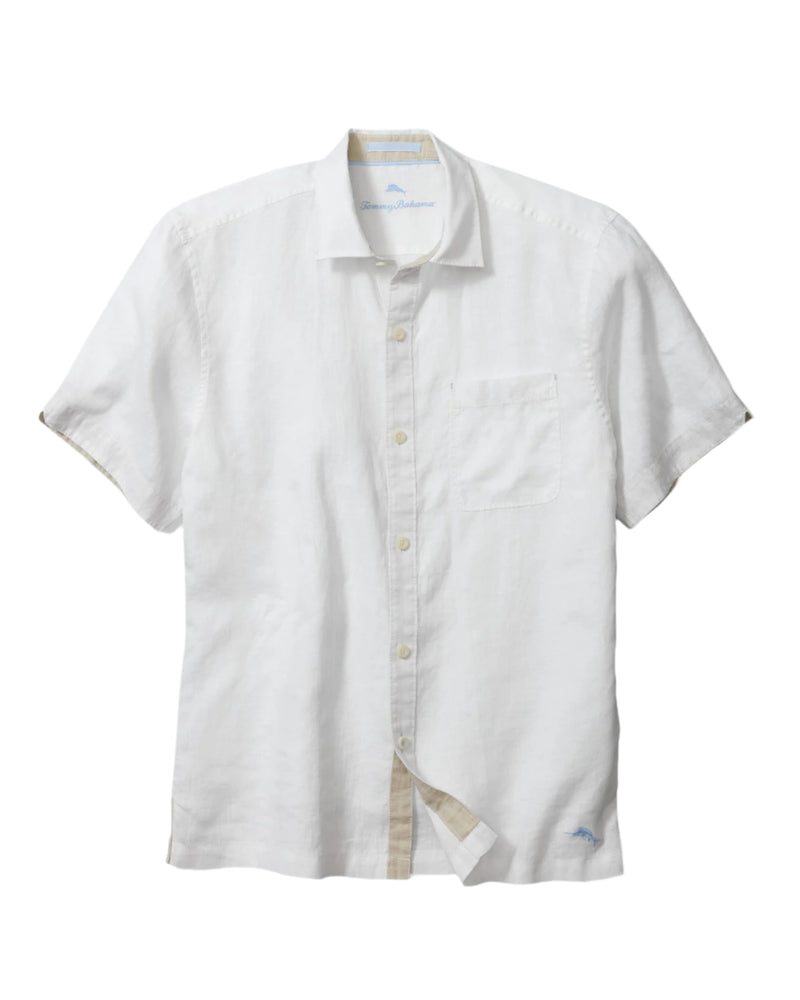 Tommy Bahama Mens Paradise Breezer Line Short Sleeve Button Down Shirt