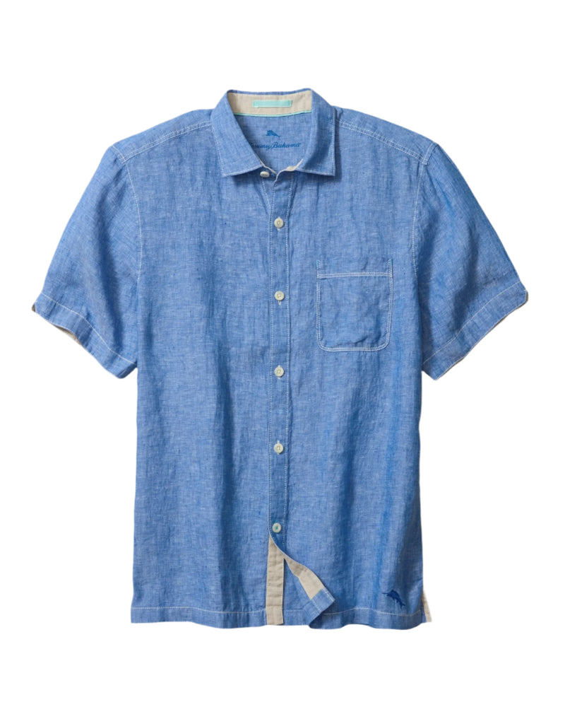 Tommy Bahama Mens Paradise Breezer Line Short Sleeve Button Down Shirt