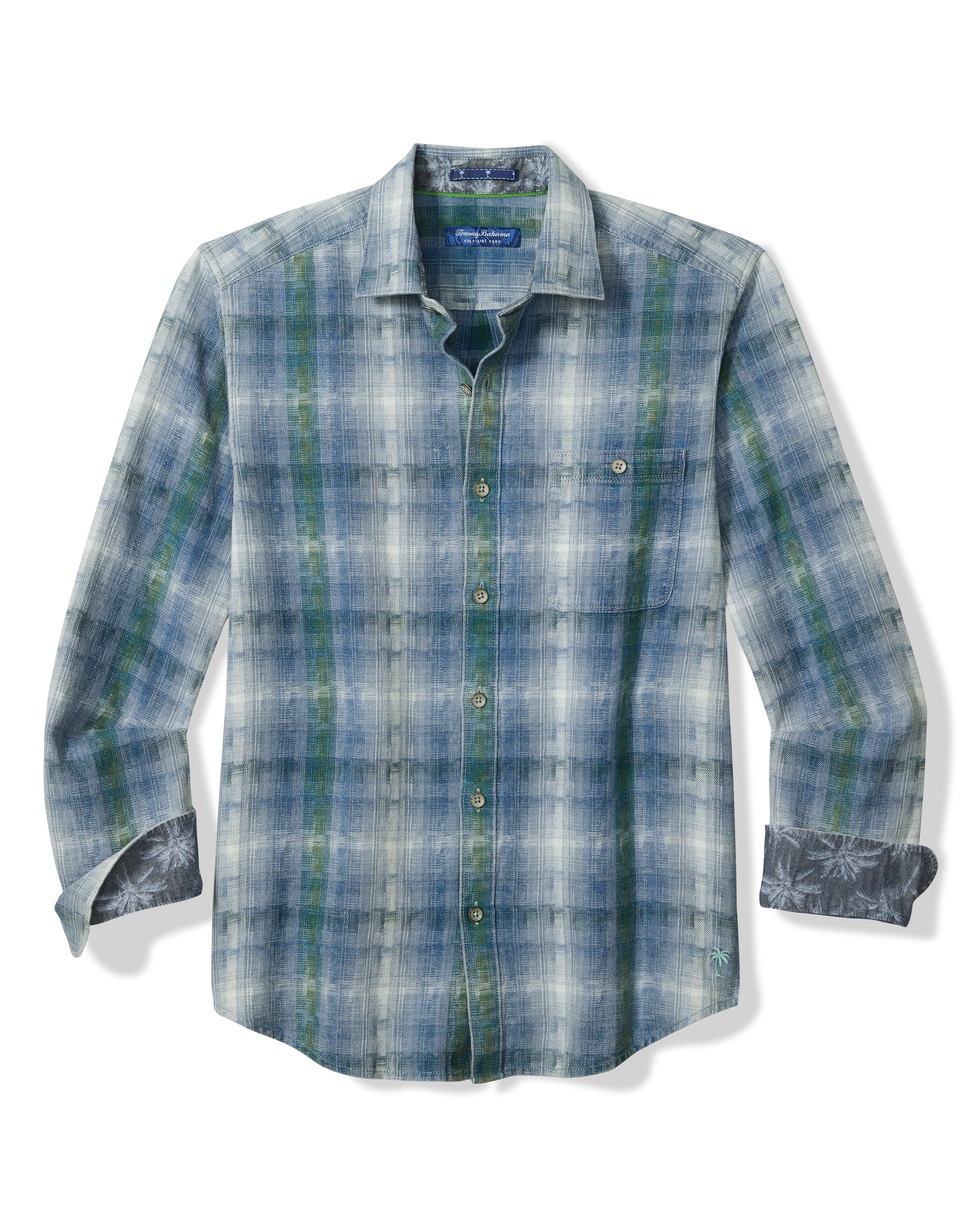 Tommy Bahama Mens Palo Alto Plaid Long Sleeve Shirt