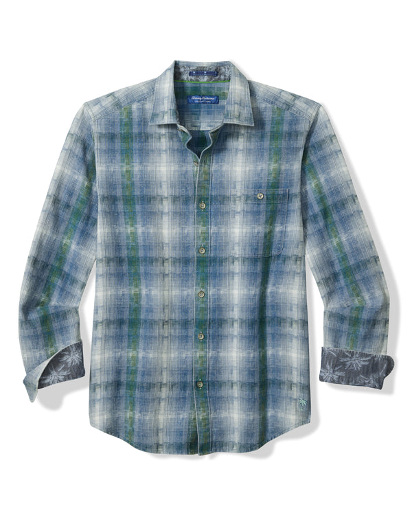 Tommy Bahama Mens Palo Alto Plaid Long Sleeve Shirt