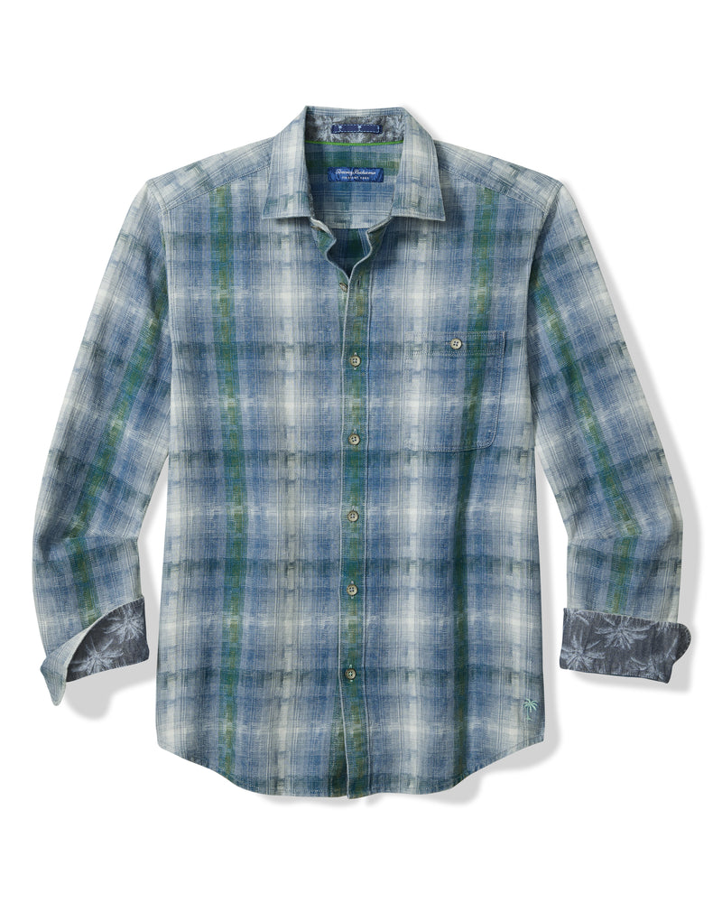 Tommy Bahama Mens Palo Alto Plaid Long Sleeve Shirt