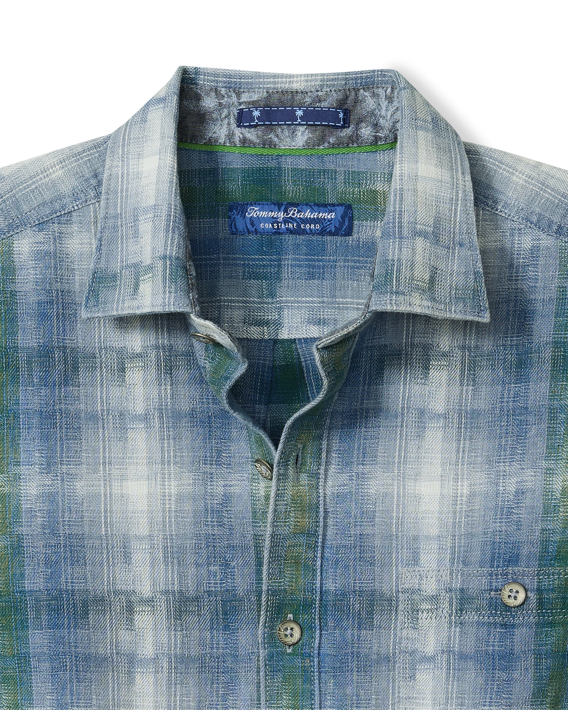 Tommy Bahama Mens Palo Alto Plaid Long Sleeve Shirt
