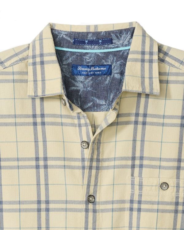 Tommy Bahama Mens Coastline Cord Indio Plaid Shirt