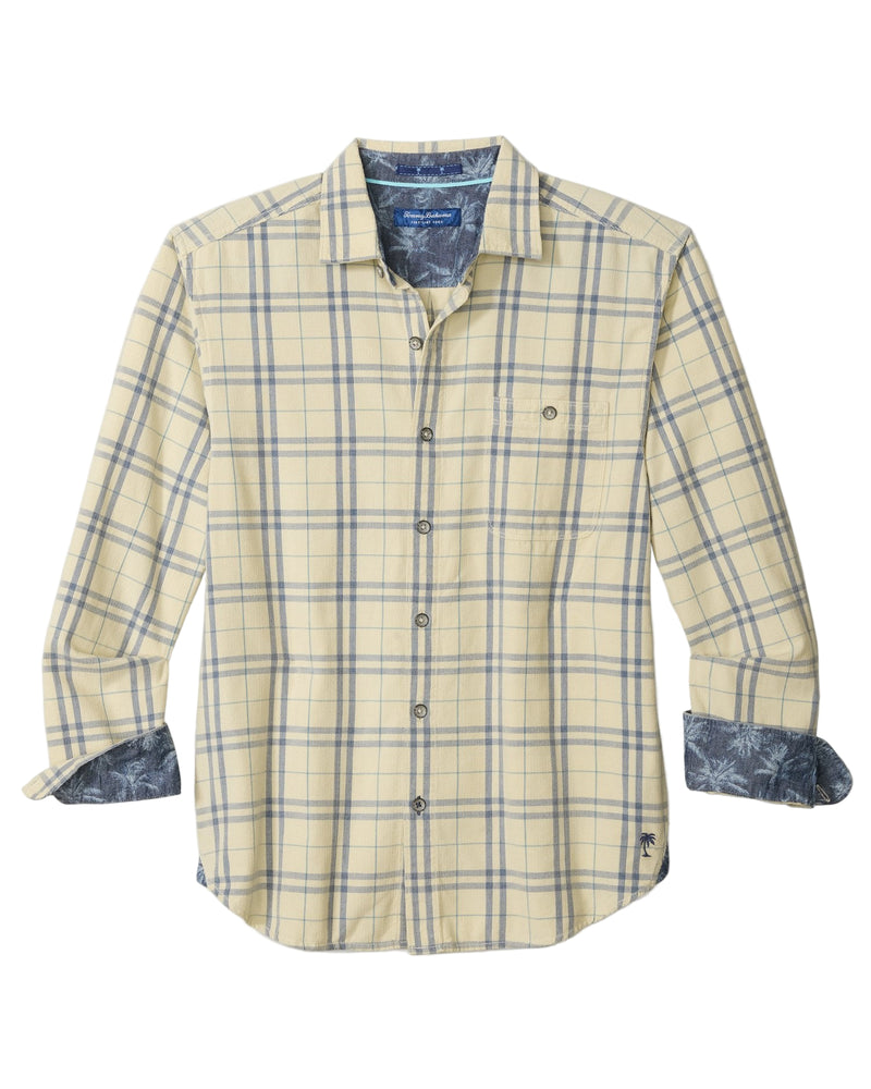 Tommy Bahama Mens Coastline Cord Indio Plaid Shirt