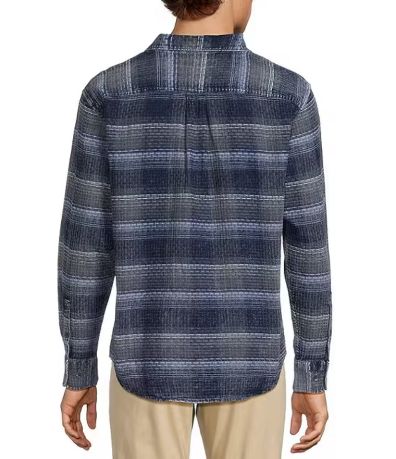 Tommy Bahama Mens Cantera Plaid Long Sleeve Shirt