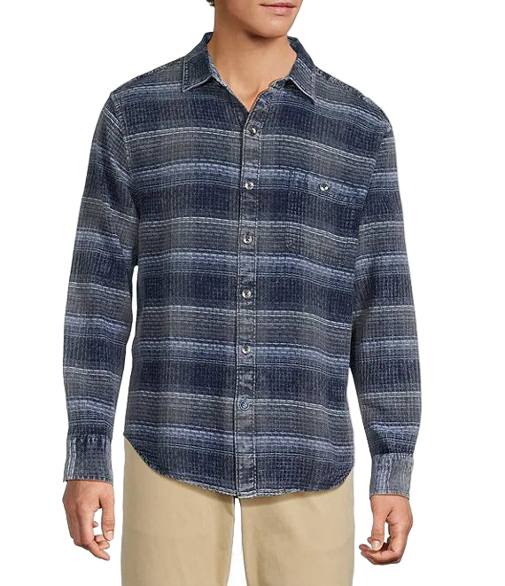 Tommy Bahama Mens Cantera Plaid Long Sleeve Shirt