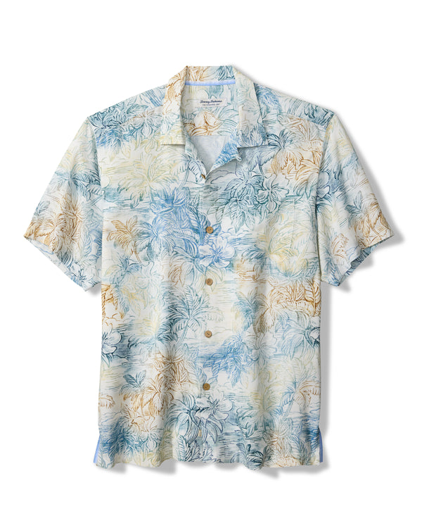 Tommy Bahama Mens Veracruz Cay La Blanca Short Sleeve Shirt