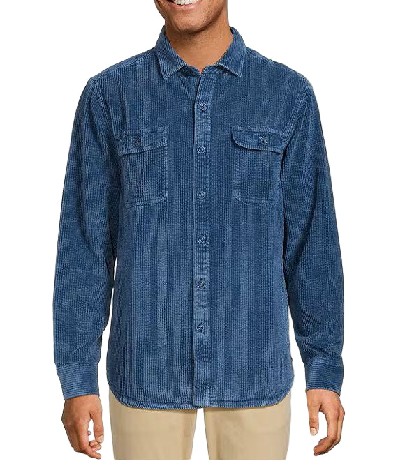 Tommy Bahama Mens Indigo Valley Shirt Jacket