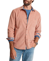 Tommy Bahama Mens Coastline Cord Heather Bay Long Sleeve Shirt