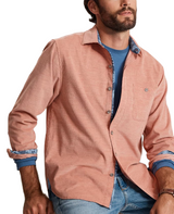 Tommy Bahama Mens Coastline Cord Heather Bay Long Sleeve Shirt