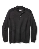 Tommy Bahama Mens Seaport Half Zip Long Sleeve Shirt