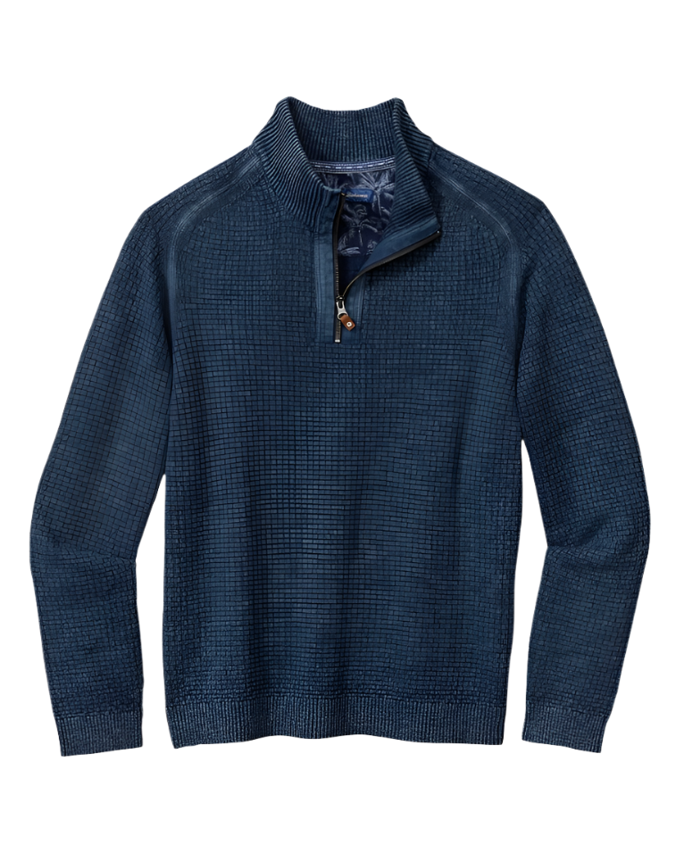 Tommy Bahama Mens Sunbreak Half-Zip Sweater – ShopCGX