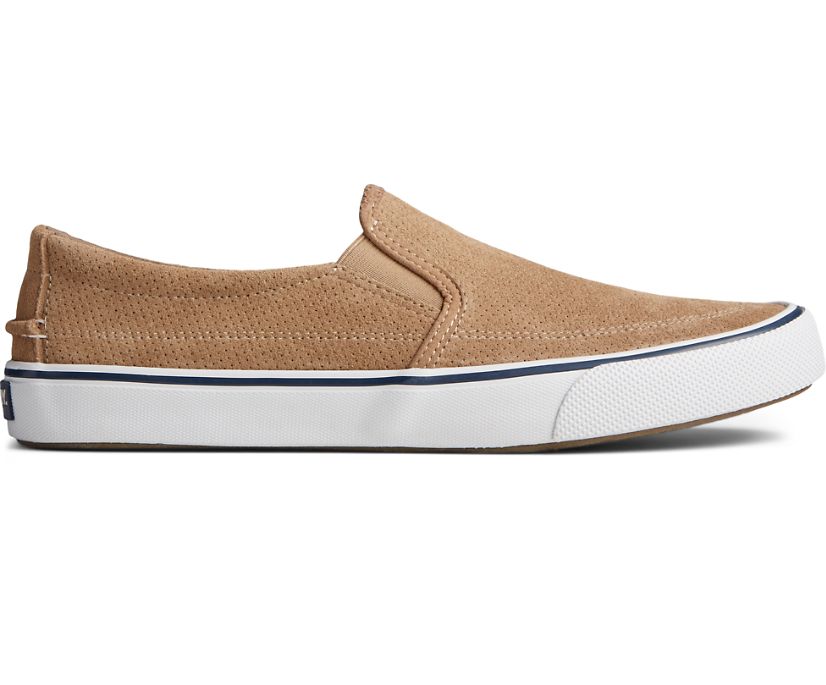 Sperry suede slip on on sale