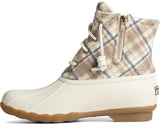Sperry Womens Saltwater Plaid Wool Duck Boots