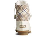 Sperry Womens Saltwater Plaid Wool Duck Boots