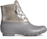 Sperry Womens Saltwater Metallic Leather Duck Boots