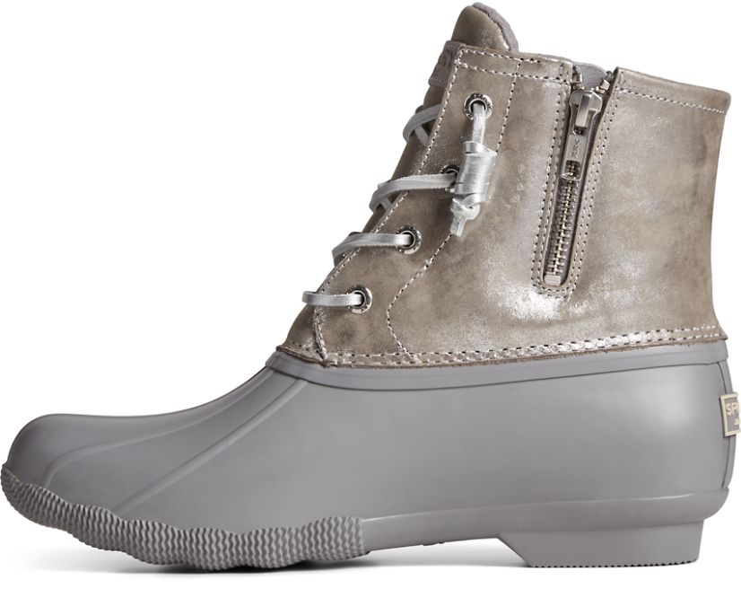 Sperry Womens Saltwater Metallic Leather Duck Boots – ShopCGX