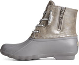 Sperry Womens Saltwater Metallic Leather Duck Boots