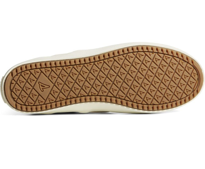 Sneaker Donna Sperry Crest Lug Zone, Pelle Scamosciata Nera Con Cerniera Laterale, Suola Gomma, Taglia 6.5