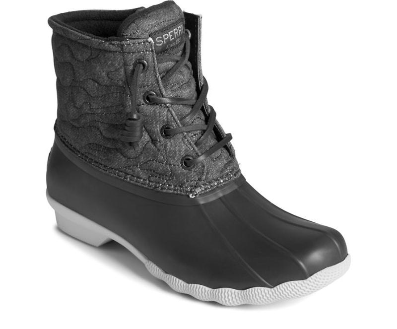 Sperry saltwater duck boots gray on sale