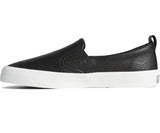 Sperry Womens Crest Twin Gore Leather Slip-On Sneakers