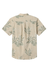 O'Neill Mens TRVLR Perforated Printed Standard Fit Short Sleeve Shirt