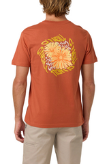 O'Neill Mens Twisted Flowers Classic Short Sleeve T-Shirt
