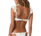 O'Neill Womens Darling Daisy Paradise Bandeau Bikini Top