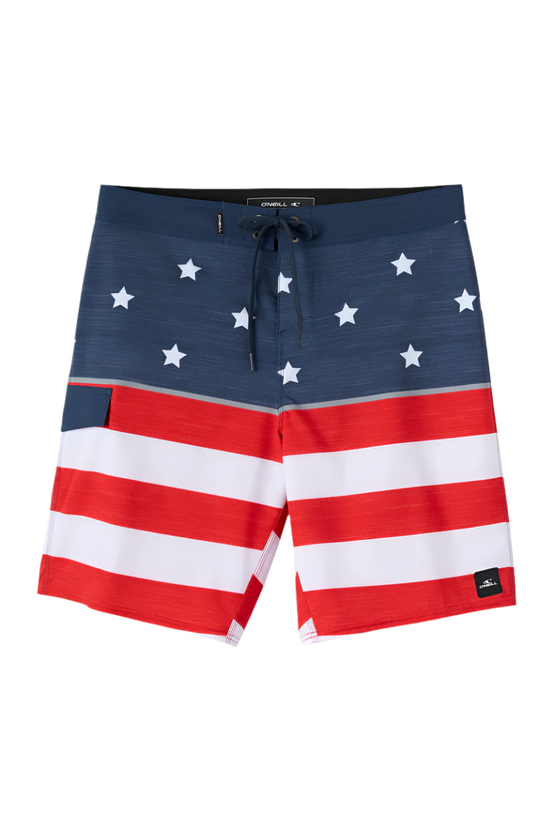 O'Neill Mens Lennox USA 20" Boardshorts