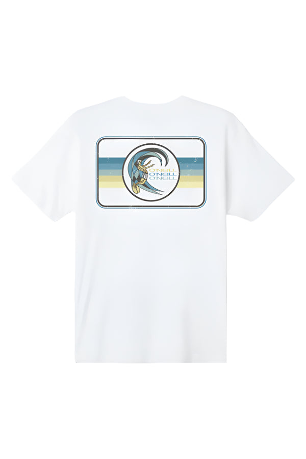 O'Neill Mens Stacks Standard Fit Short Sleeve T-Shirt