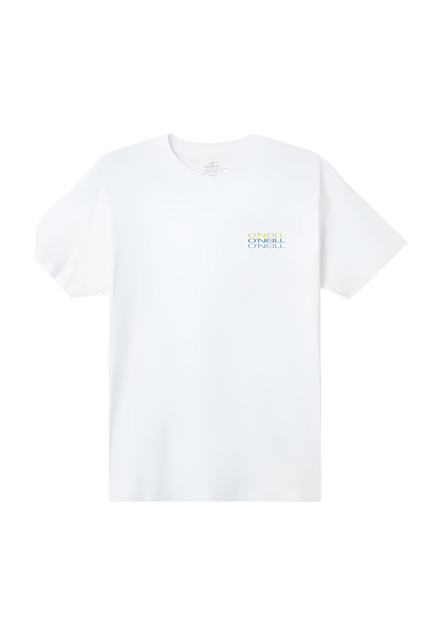 O'Neill Mens Stacks Standard Fit Short Sleeve T-Shirt