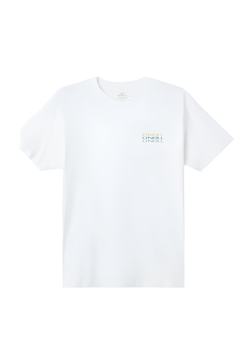 O'Neill Mens Stacks Standard Fit Short Sleeve T-Shirt