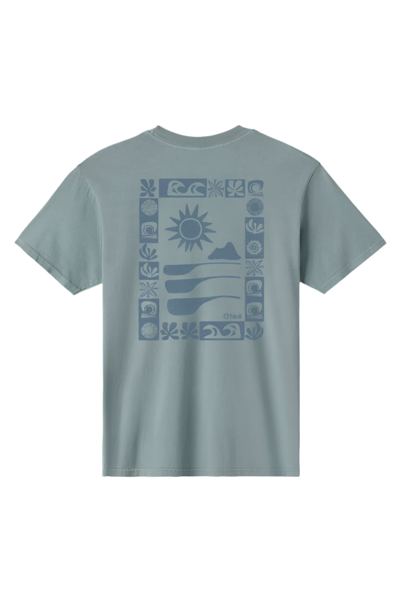 O'Neill Mens O'riginals Block Relaxed Fit Short Sleeve T-Shirt