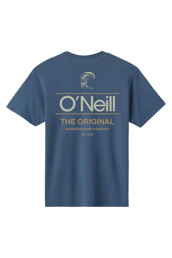O'Neill Mens O'riginals Parallel Lines Relaxed Fit Short Sleeve T-Shirt