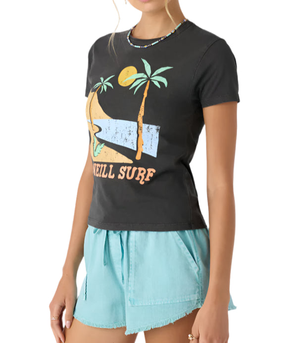 O'Neill Womens Weekend Palms Short Sleeve T-Shirt