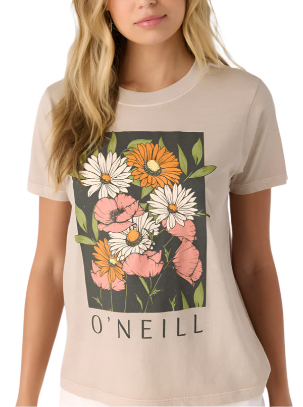 O'Neill Womens Heritage Daisy Short Sleeve T-Shirt