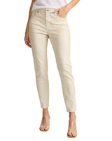 Tommy Bahama Womens Pearl Coated High-Rise Skinny Ankle Jeans