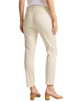 Tommy Bahama Womens Pearl Coated High-Rise Skinny Ankle Jeans