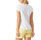 Tommy Bahama Womens Watercolor Lux Short Sleeve T-Shirt