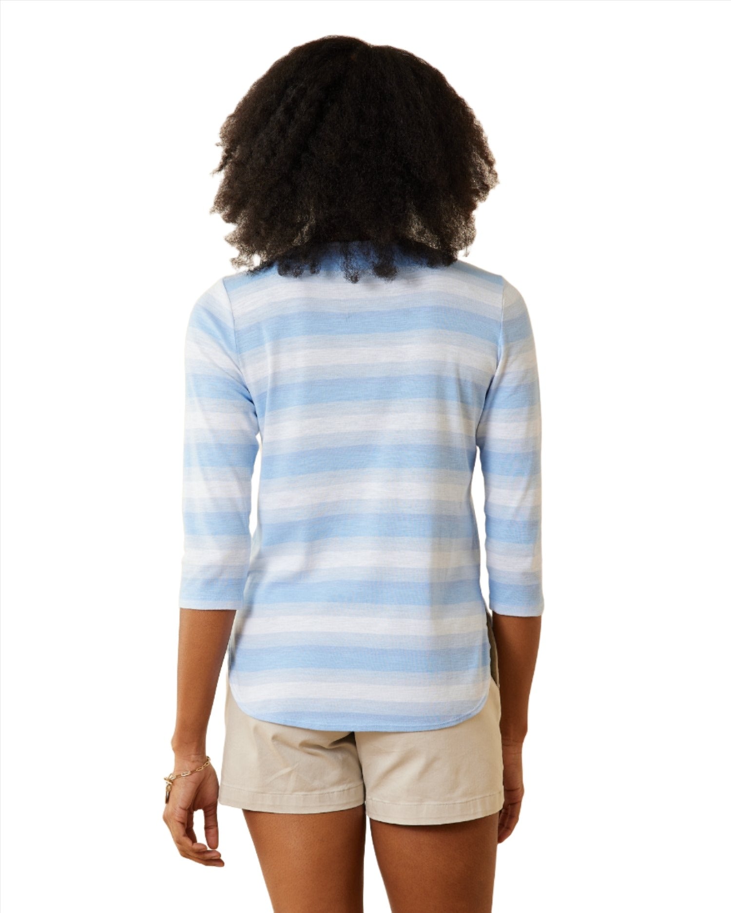 Ashby Isles Rib 3/4 Sleeve Top main image 0