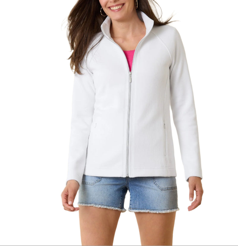 Tommy Bahama Womens Aruba Full-Zip Sweatshirt