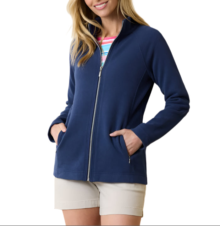 Tommy Bahama Womens Aruba Full-Zip Sweatshirt