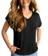 Tommy Bahama Womens Kauai V-Neck Short Sleeve T-Shirt
