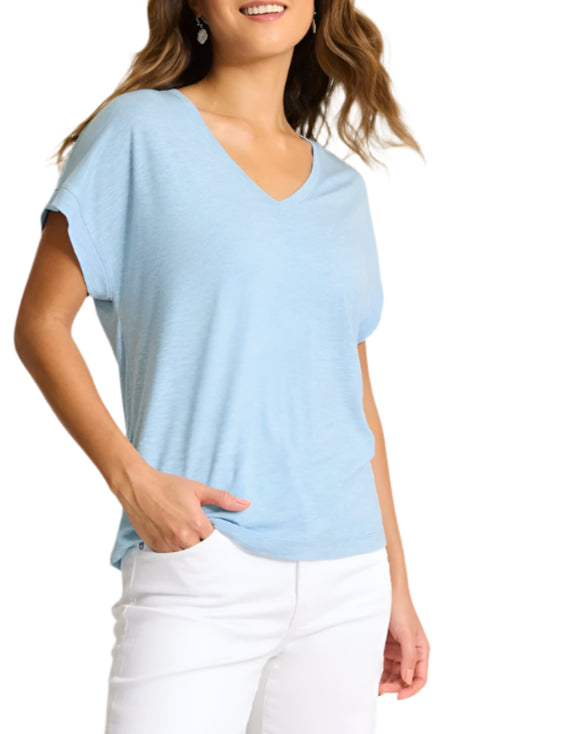 Tommy Bahama Womens Kauai V-Neck Short Sleeve T-Shirt