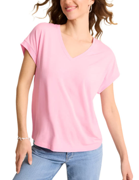 Tommy Bahama Womens Kauai V-Neck Short Sleeve T-Shirt